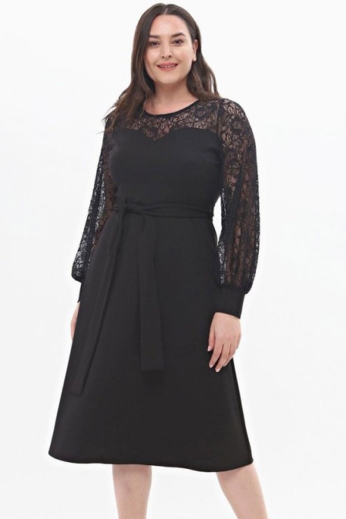 Elegantiška juoda suknelė