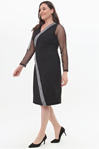 Elegantiška juoda suknelė