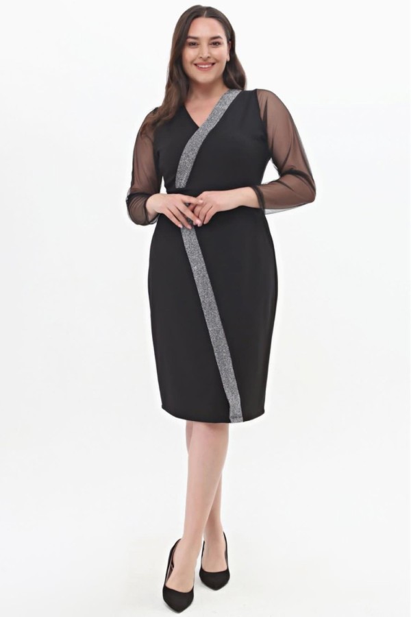 Elegantiška juoda suknelė