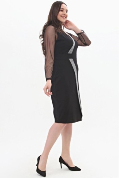 Elegantiška juoda suknelė