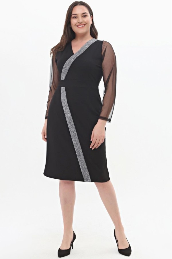 Elegantiška juoda suknelė