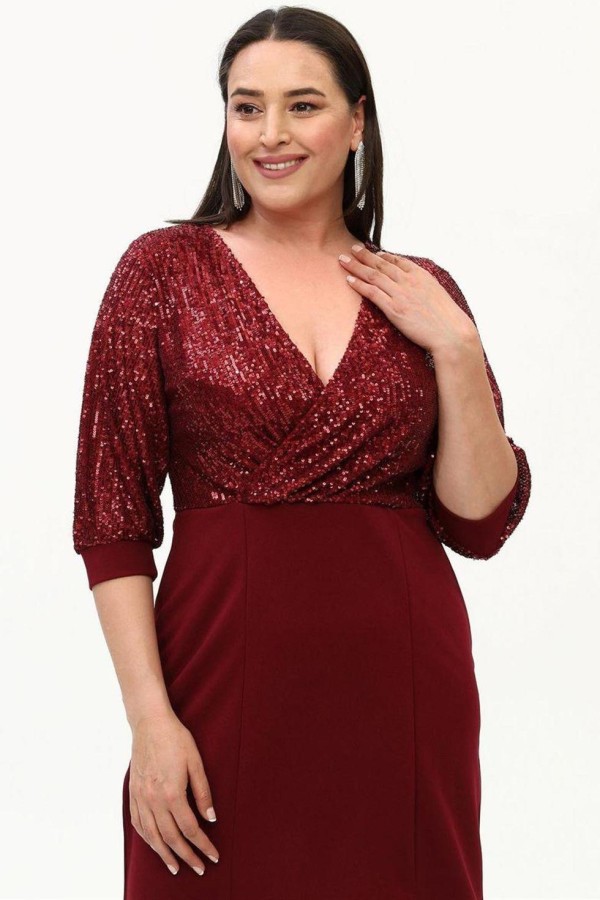 Puošni suknelė su žvyneliais