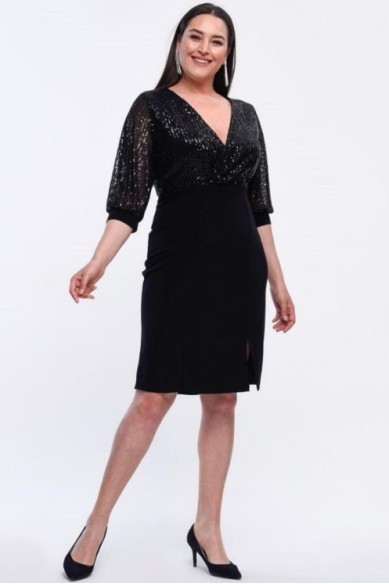 Puošni suknelė su žvyneliais