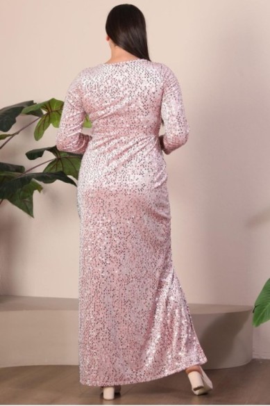 Ilga suknelė su žvyneliais