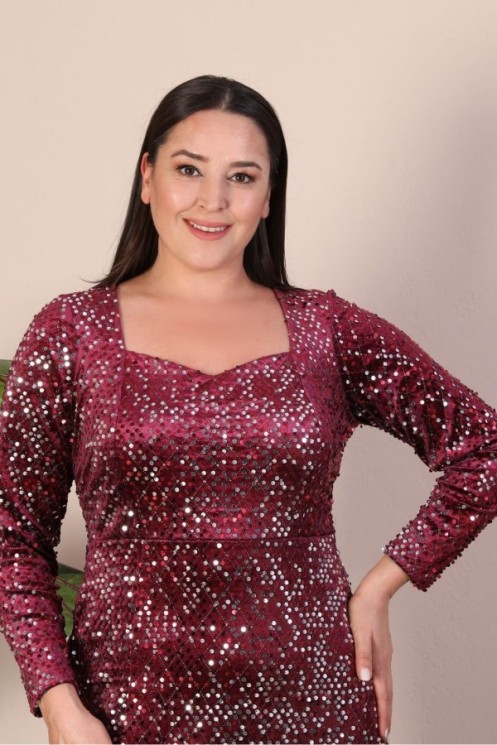 Ilga suknelė su žvyneliais 2