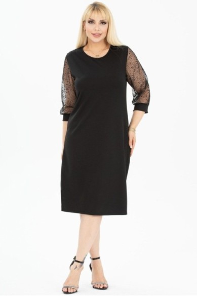 Juoda klasikinė suknelė