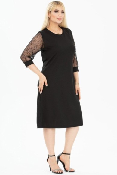 Juoda klasikinė suknelė