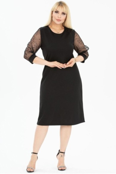 Juoda klasikinė suknelė