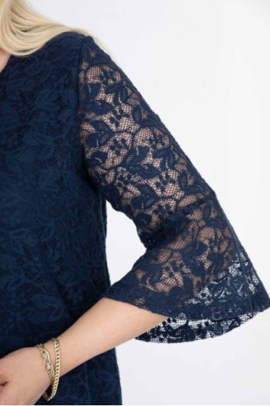 Tamsiai mėlyna suknelė