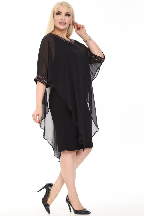 Elegantiška juoda suknelė