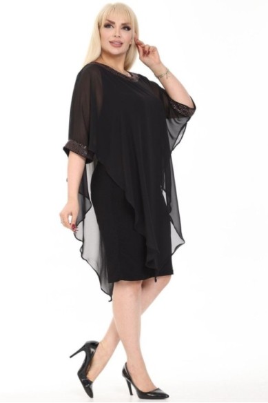 Elegantiška juoda suknelė