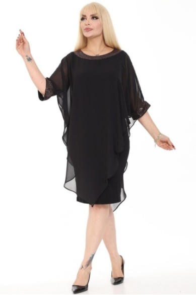 Elegantiška juoda suknelė