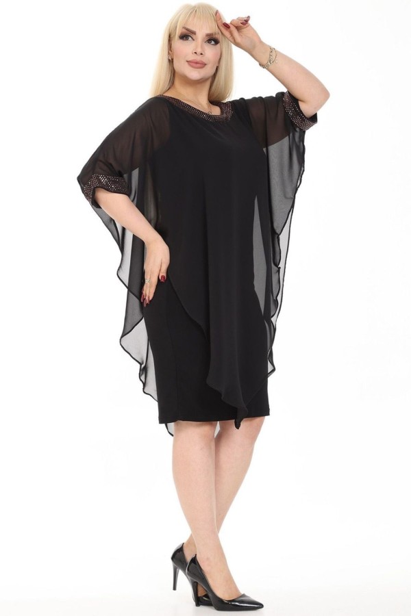 Elegantiška juoda suknelė