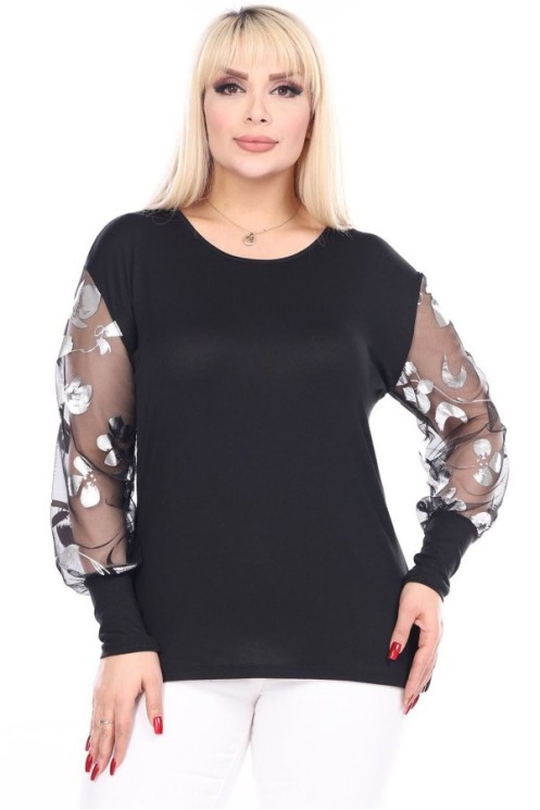 Elegantiška juoda palaidinė