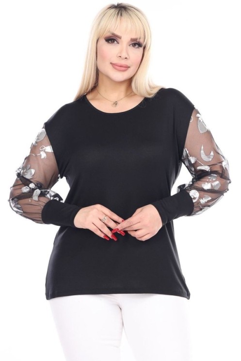 Elegantiška juoda palaidinė 2