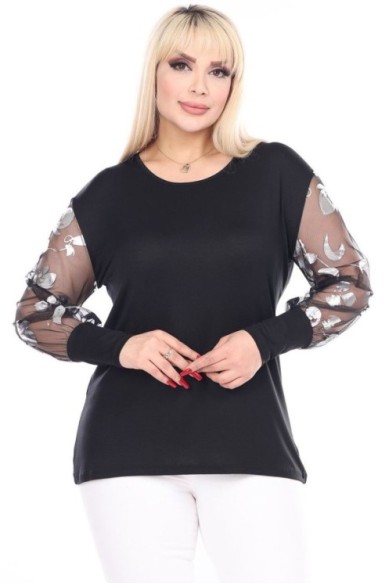 Elegantiška juoda palaidinė