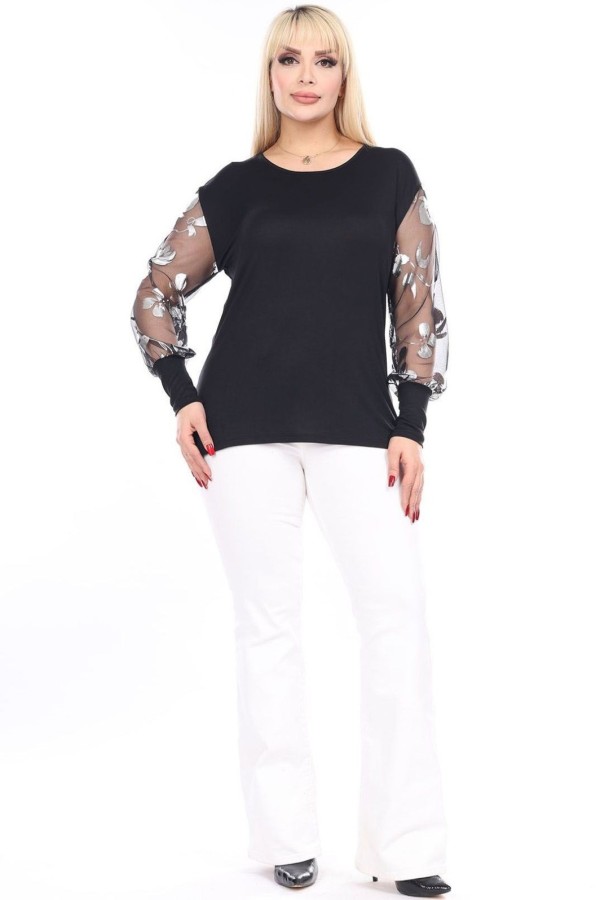 Elegantiška juoda palaidinė