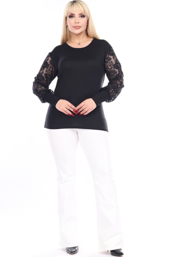 Elegantiška juoda palaidinė