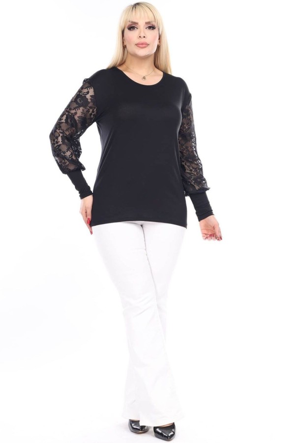 Elegantiška juoda palaidinė