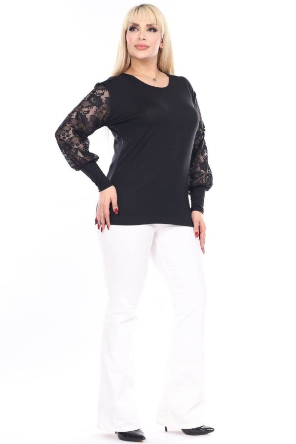 Elegantiška juoda palaidinė