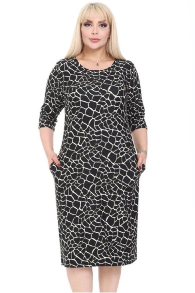 Klasikinė suknelė su kišenėmis