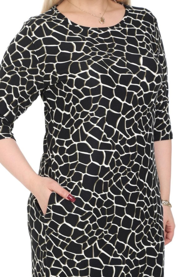 Klasikinė suknelė su kišenėmis