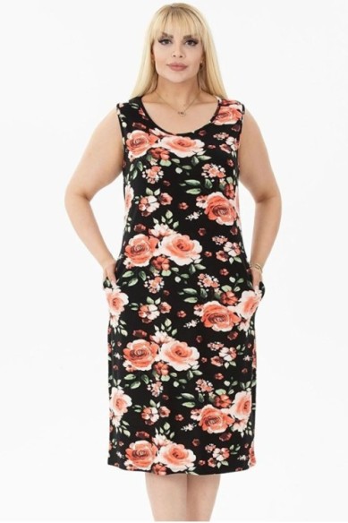 Vasarinė suknelė be rankovių