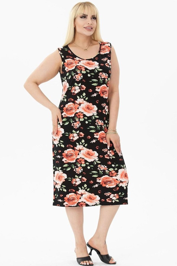 Vasarinė suknelė be rankovių