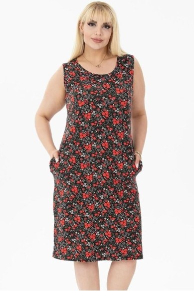 Vasarinė suknelė be rankovių