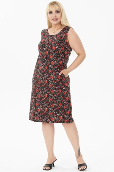 Vasarinė suknelė be rankovių