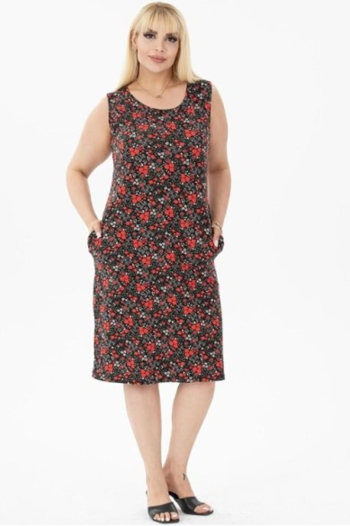 Vasarinė suknelė be rankovių