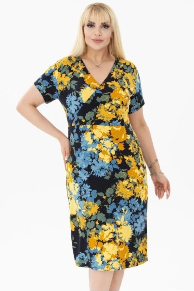 Suknelė trumpomis rankovėmis