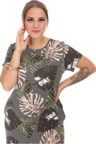 Marga viskozės suknelė vasarai