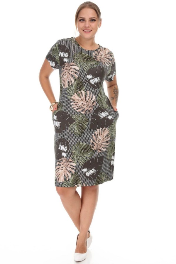 Marga viskozės suknelė vasarai