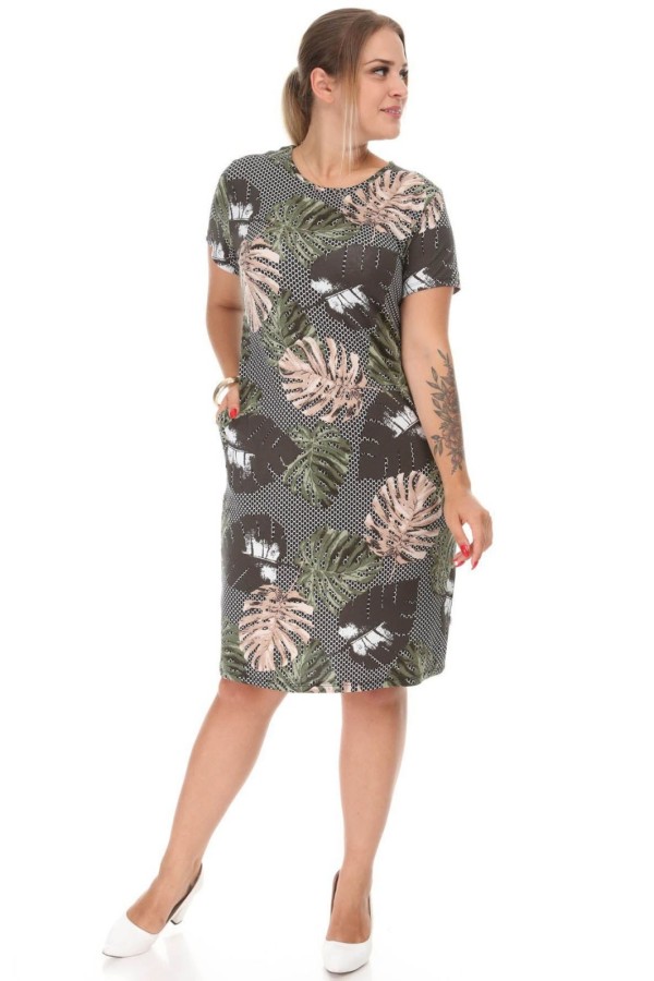 Marga viskozės suknelė vasarai