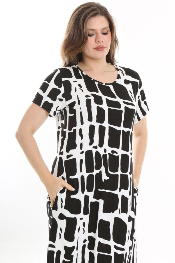 Viskozinė suknelė apkūnioms