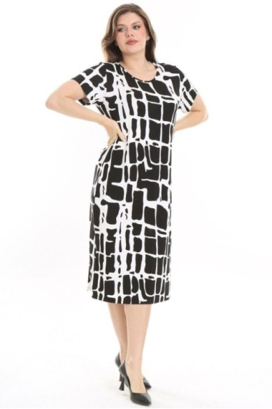 Viskozinė suknelė apkūnioms