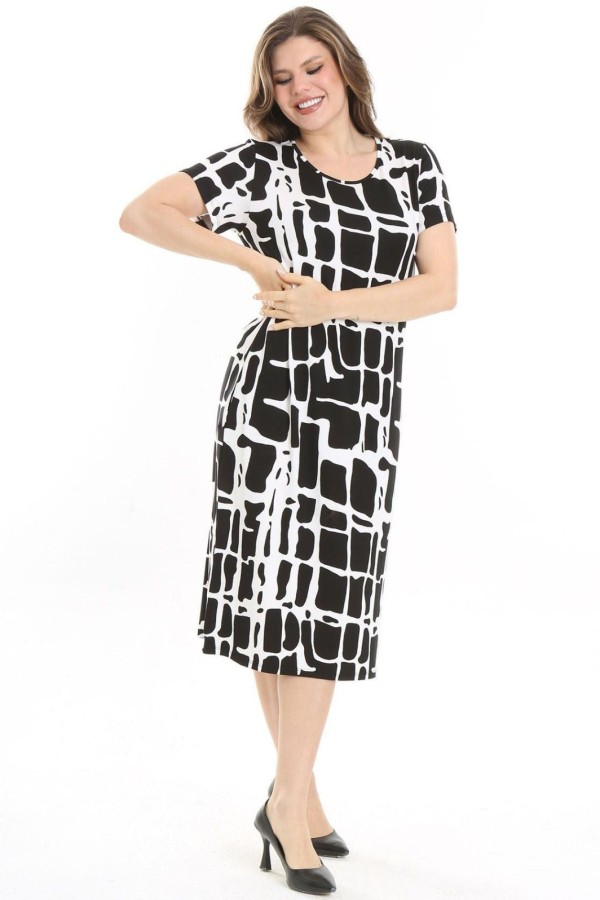 Viskozinė suknelė apkūnioms