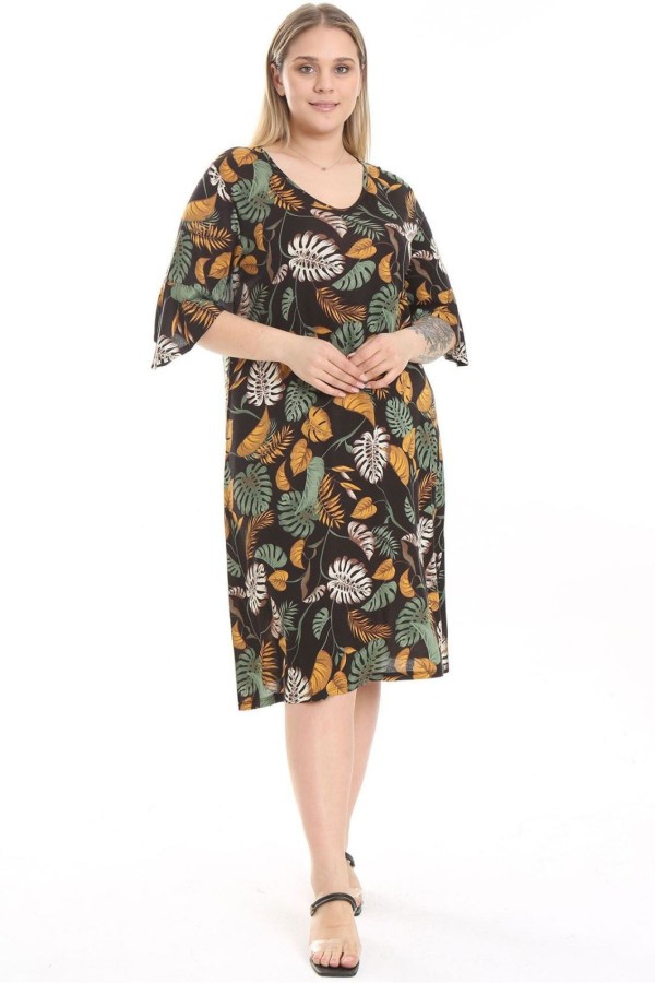 Suknelė su raštais