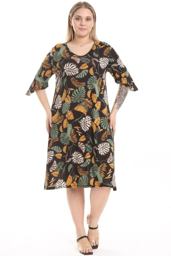 Suknelė su raštais