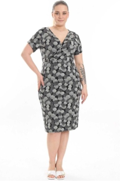 Suknelė trumpomis rankovėmis