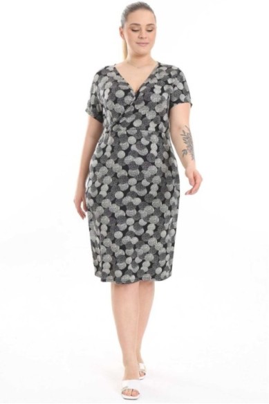 Suknelė trumpomis rankovėmis