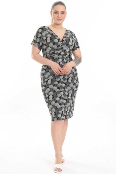 Suknelė trumpomis rankovėmis