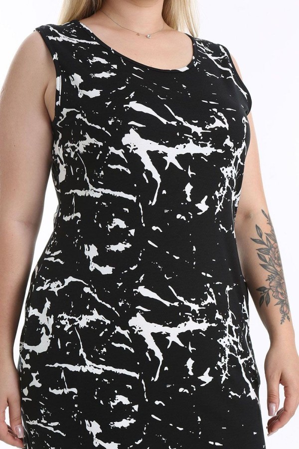 Vasarinė suknelė be rankovių