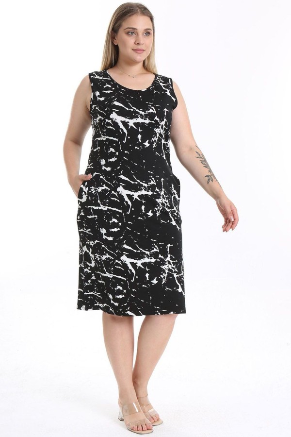 Vasarinė suknelė be rankovių