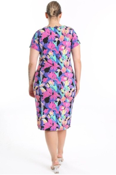 Suknelė trumpomis rankovėmis