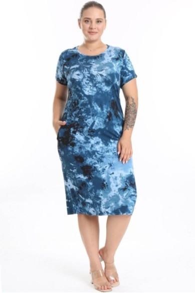 Suknelė trumpomis rankovėmis