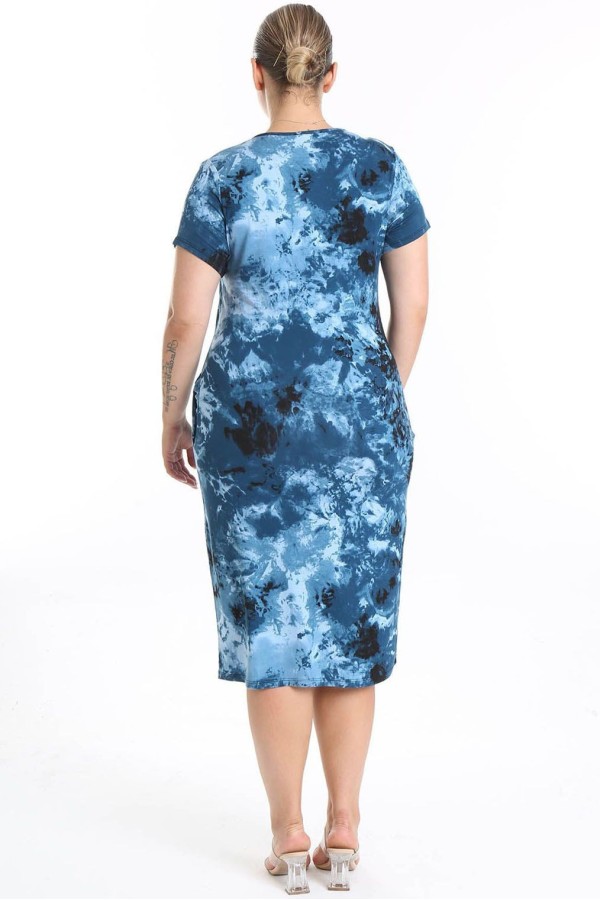 Suknelė trumpomis rankovėmis