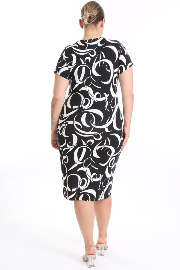 Suknelė trumpomis rankovėmis