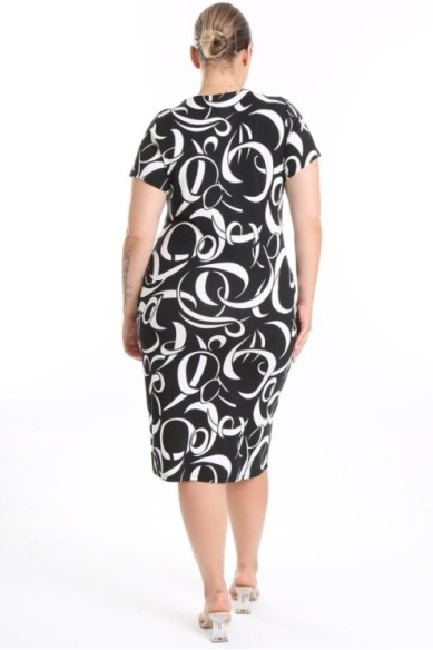 Suknelė trumpomis rankovėmis